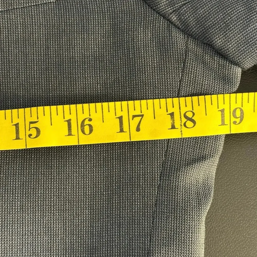 Theory Gray Wool Blend Blazer Mens 38S Tailored Two Button Sport Coat